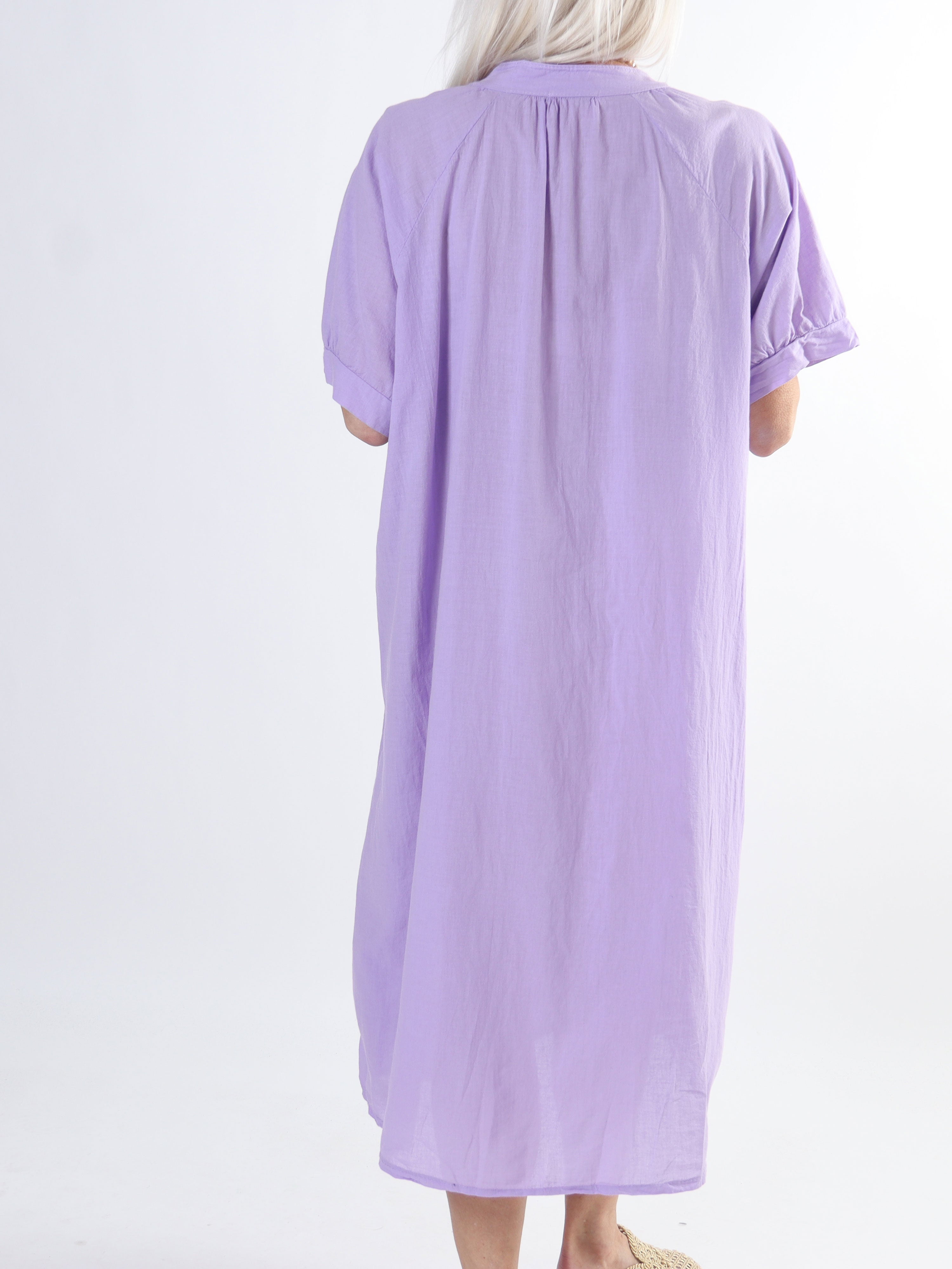 Nannali - Söt bomullsklänning med stjärnor i plus size